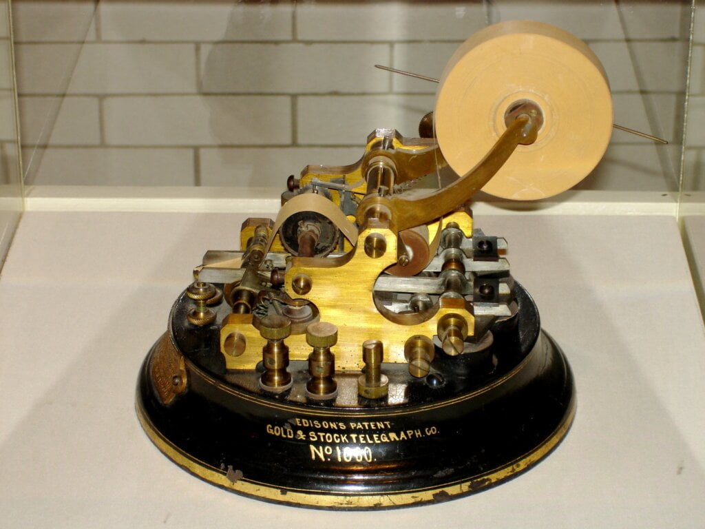 Edison Telegraph Ticker