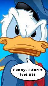 86 years old donald duck