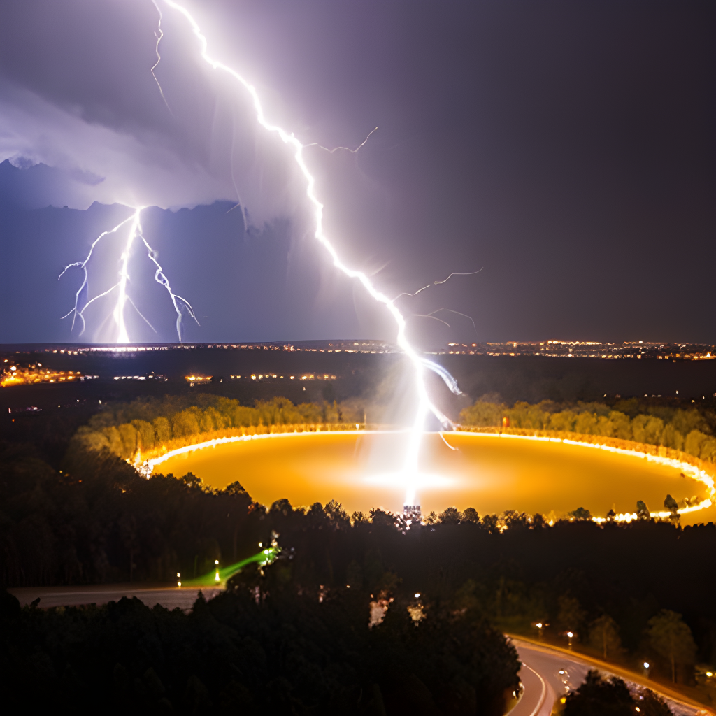 Earth Is Struck by Lightning
